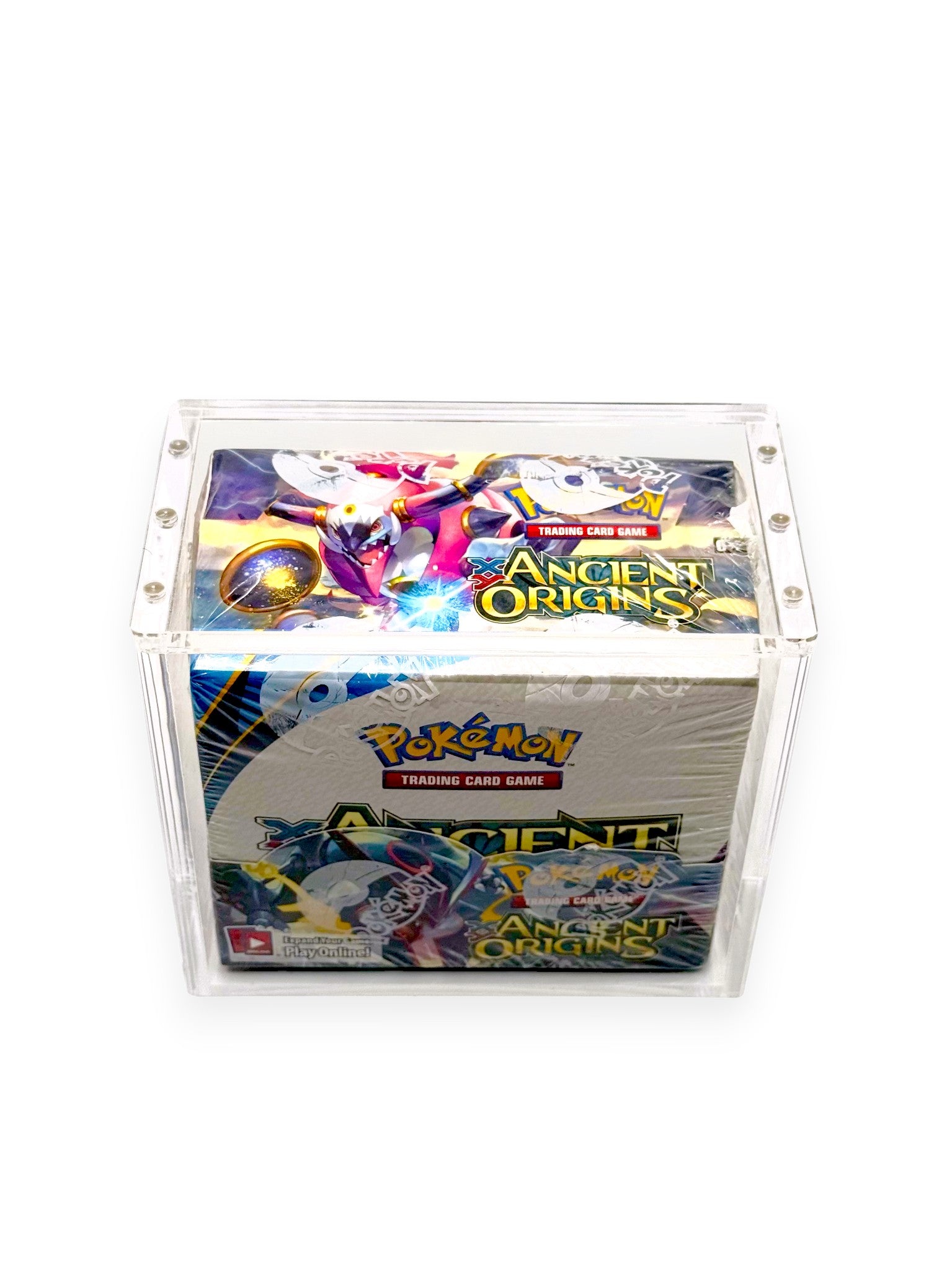 pokemon acrylic booster box case Pokmon Japanese Future Flash INSIDE DIMENSIONS The Hobby Lair Deluxe Acrylic